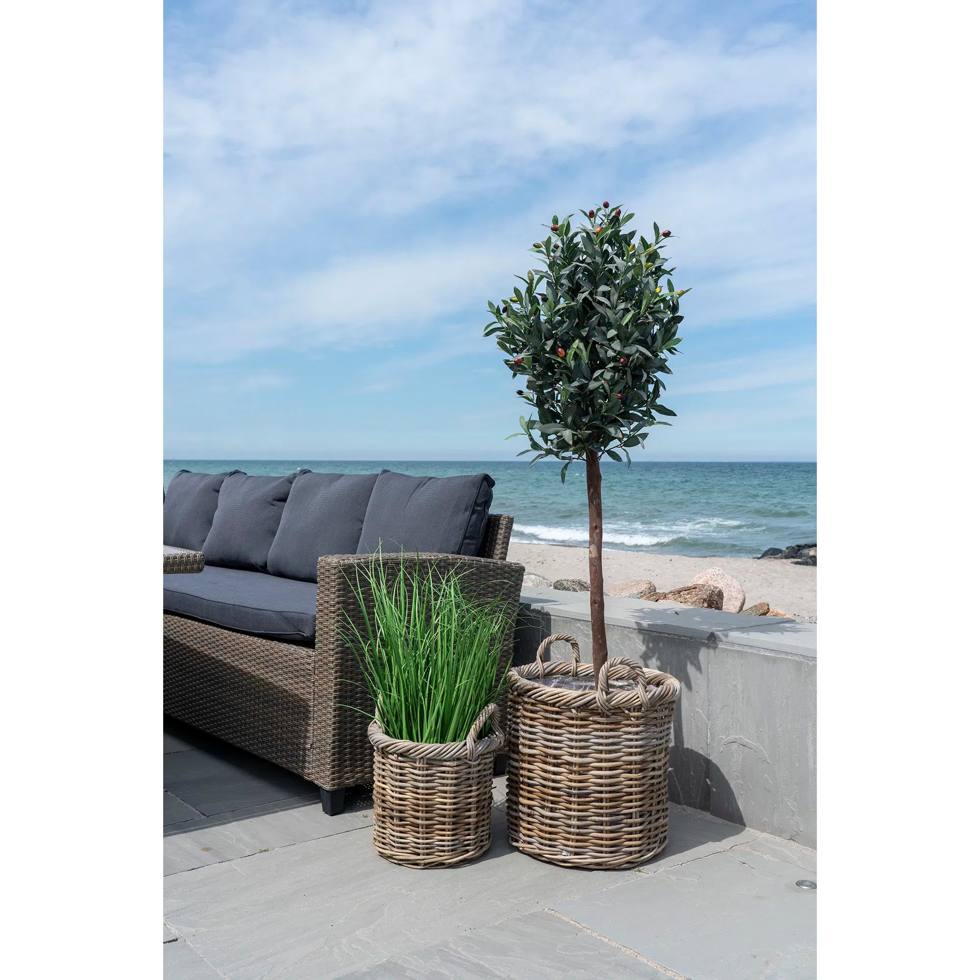 Kunstpflanze Olivenbaum – 150 cm mediterranes Highlight für dein Zuhause
