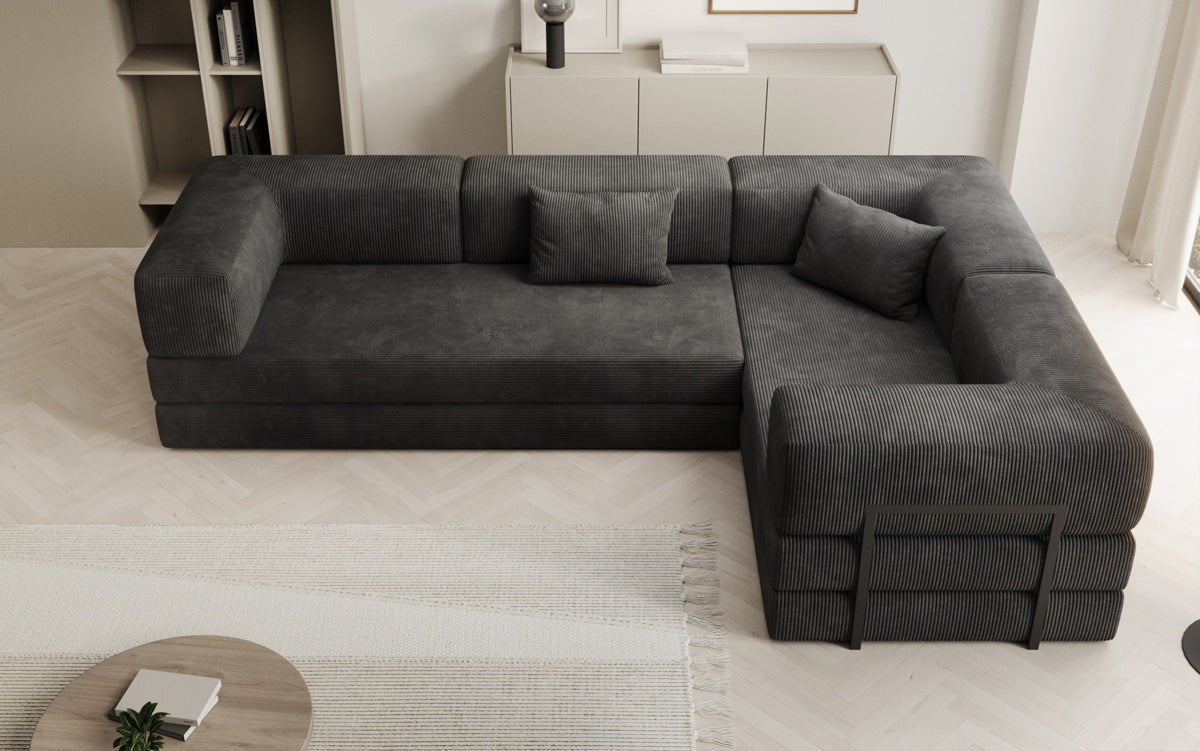Designer Sofa Lazy L closed in Cord