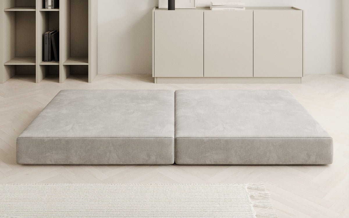 Beistellhocker Lazy in Samt