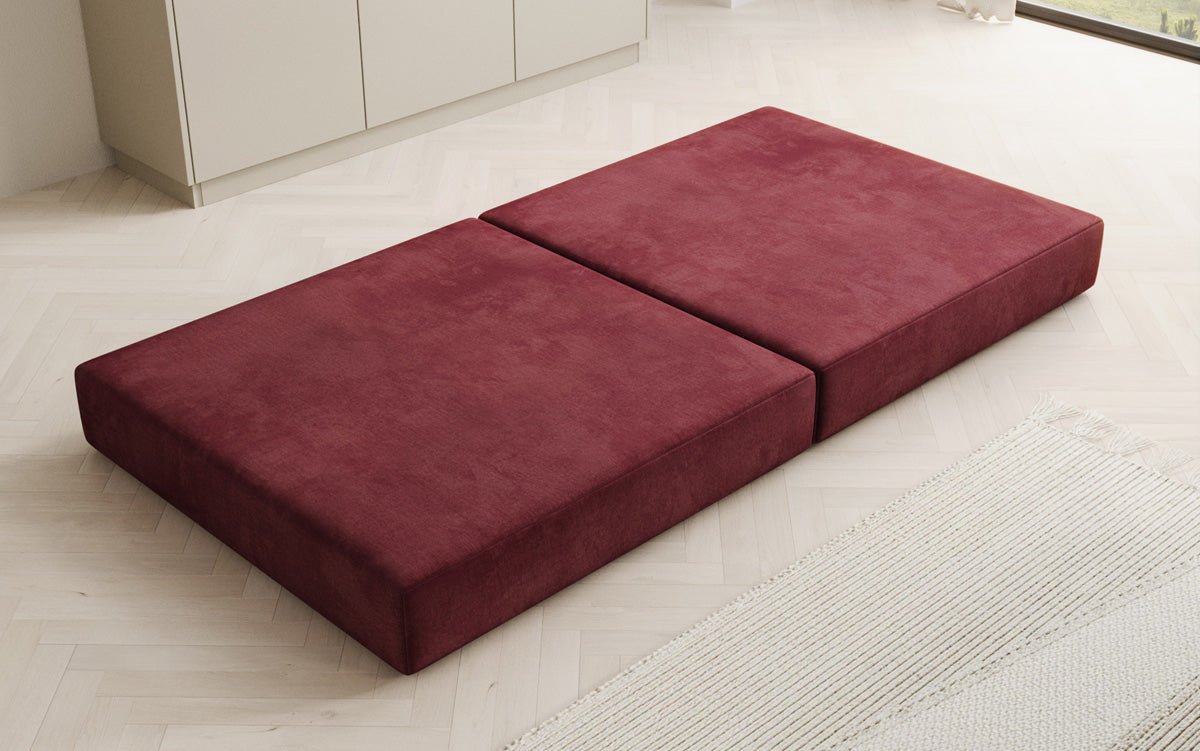 Beistellhocker Lazy in Samt