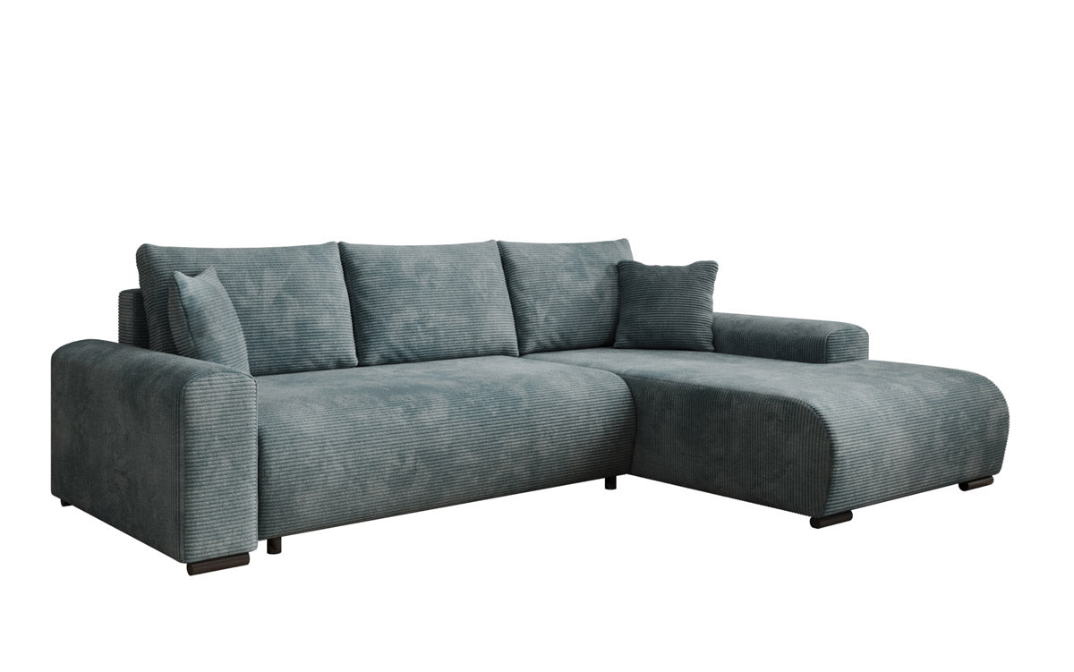 Designer Sofa Nelly mit Schlaffunktion und Stauraum