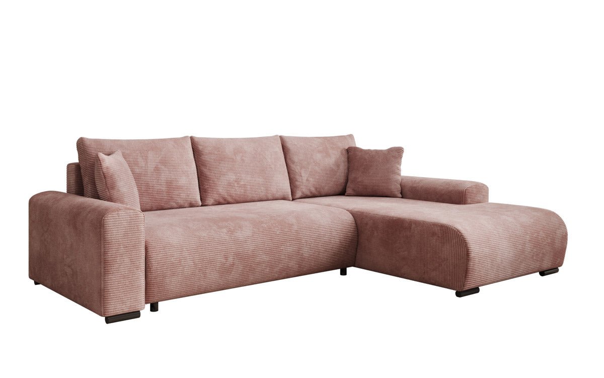 Designer Sofa Nelly mit Schlaffunktion und Stauraum