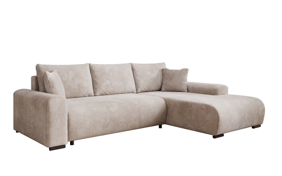 Designer Sofa Nelly mit Schlaffunktion und Stauraum