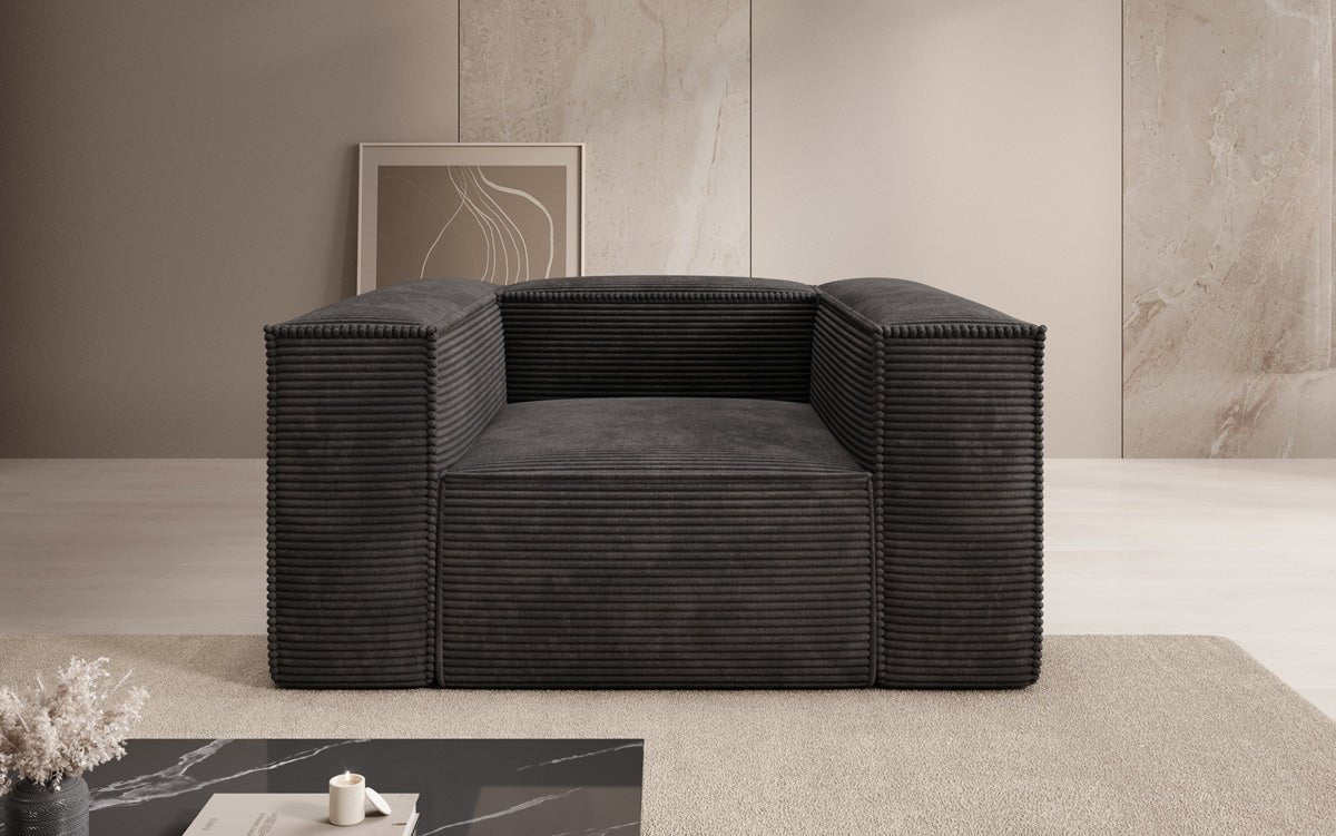 Designer Sofa-Sessel Lesley in Cord