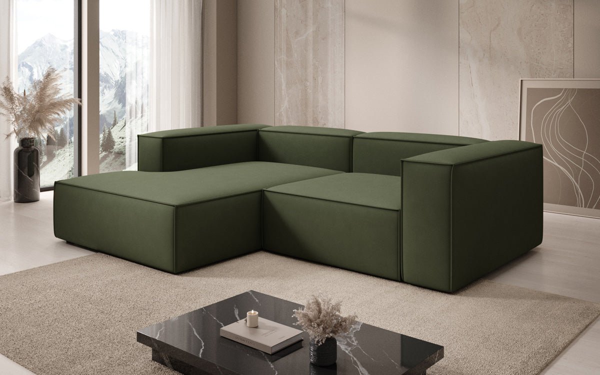 Designer Sofa Lesley L Mini in Stoff