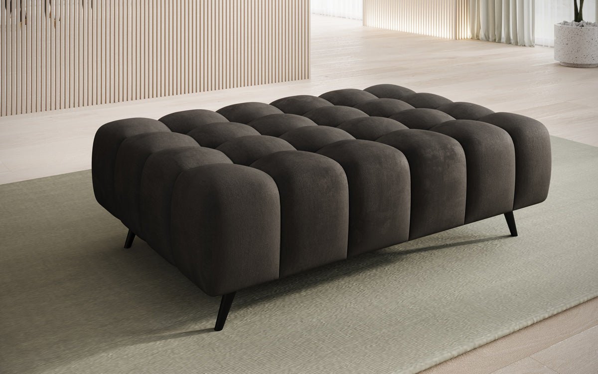 Amora velvet side stool