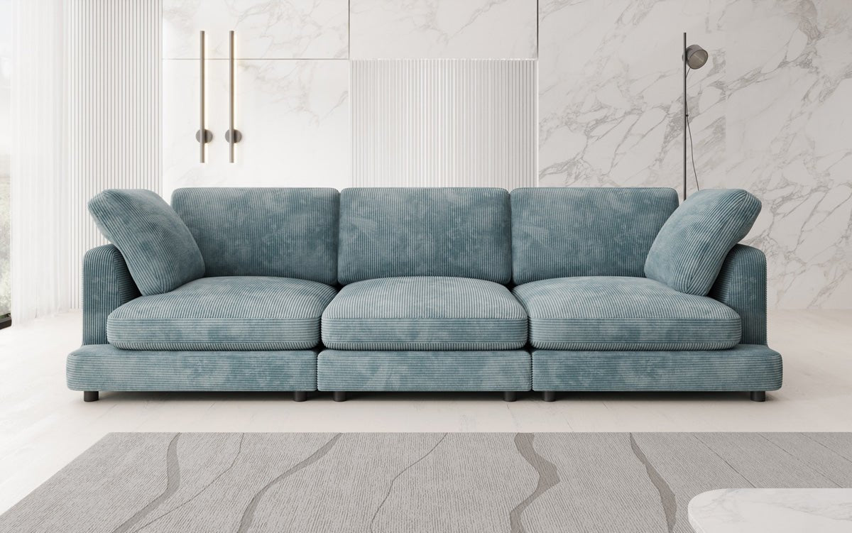 Designer 3 Siter Sofa Thalessa in Cord