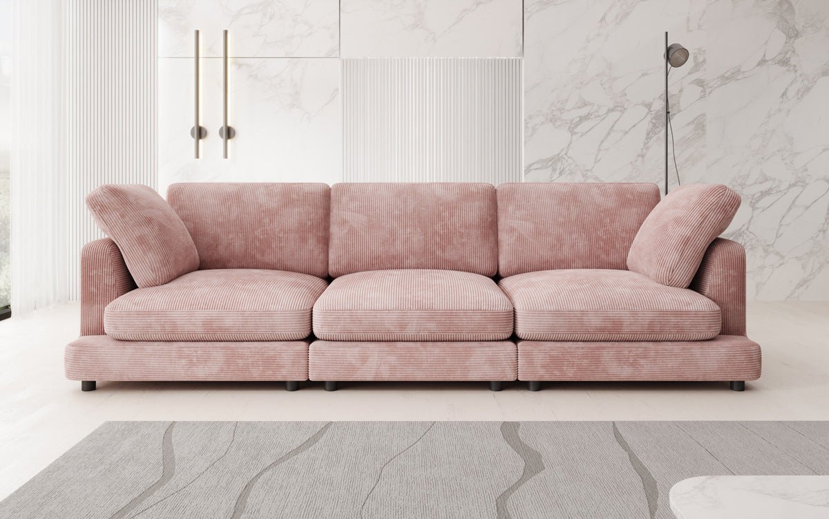 Designer 3 Siter Sofa Thalessa in Cord