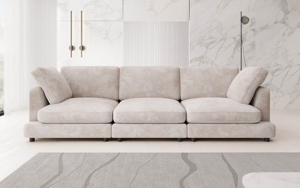 Designer 3 Siter Sofa Thalessa in Cord