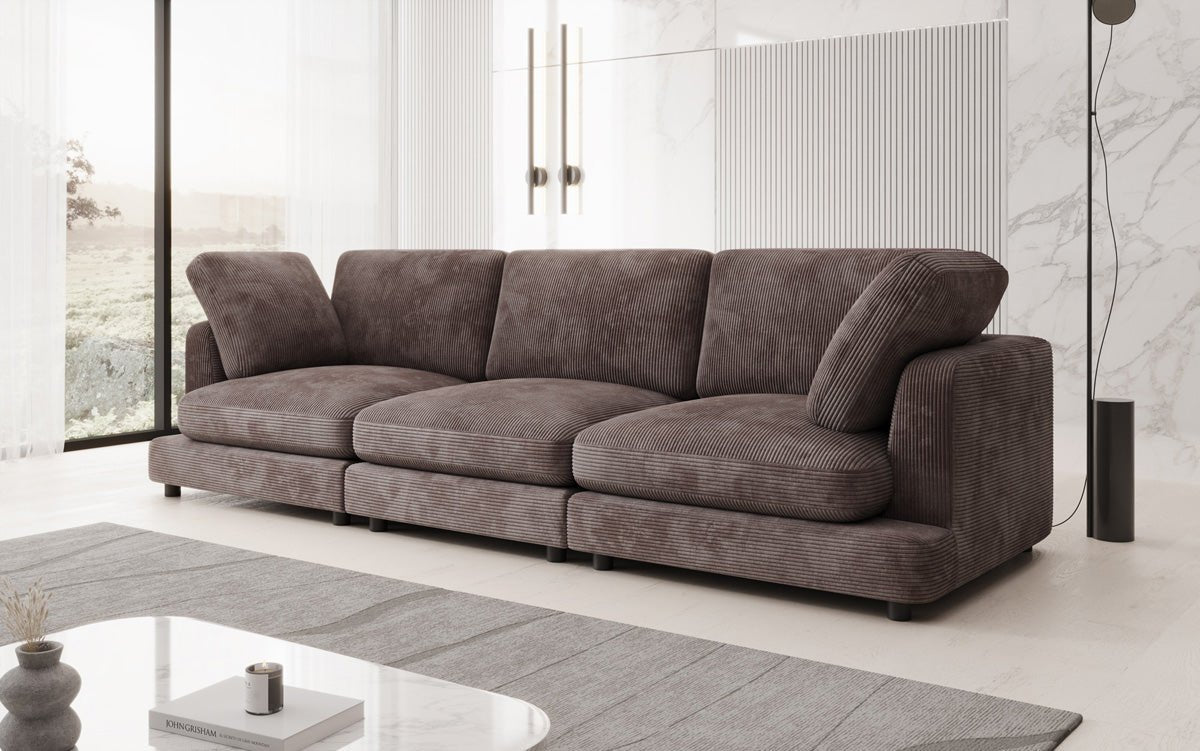 Designer 3 Siter Sofa Thalessa in Cord