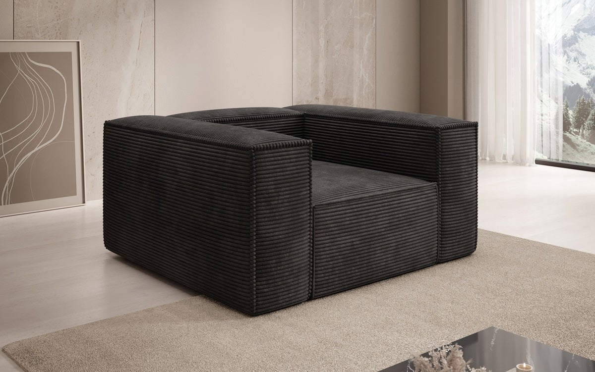 Designer Sofa-Sessel Lesley in Cord