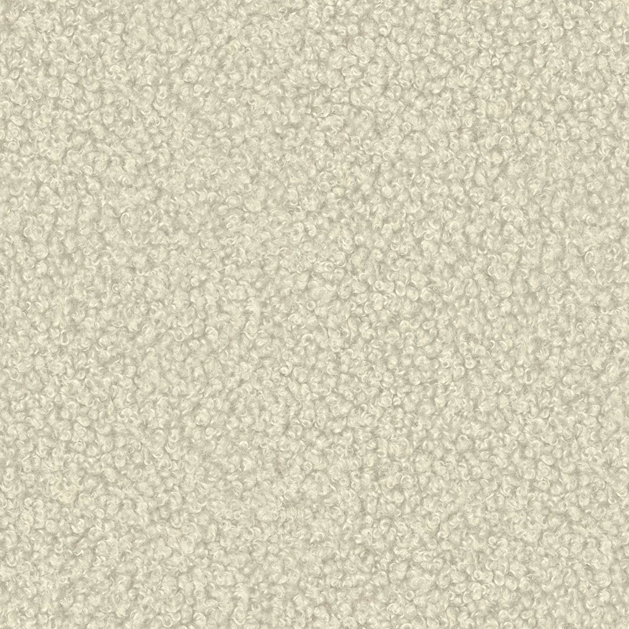 Beistellhocker Lazy in Bouclé