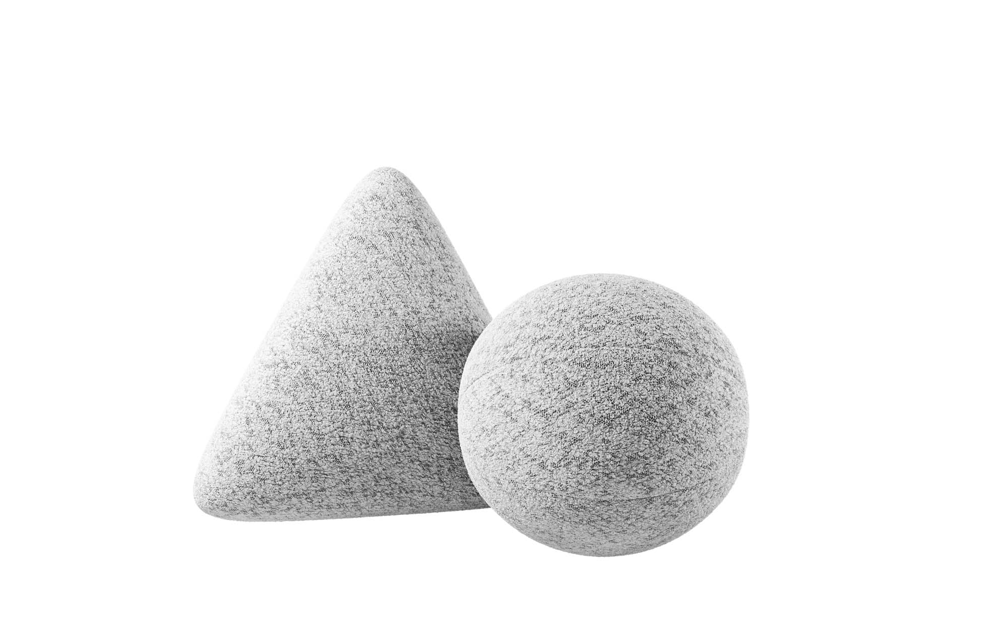 Zierkissen Set Globe/Nook aus Bouclé