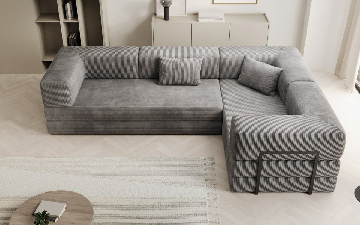 Designer Sofa Lazy L closed in Cord