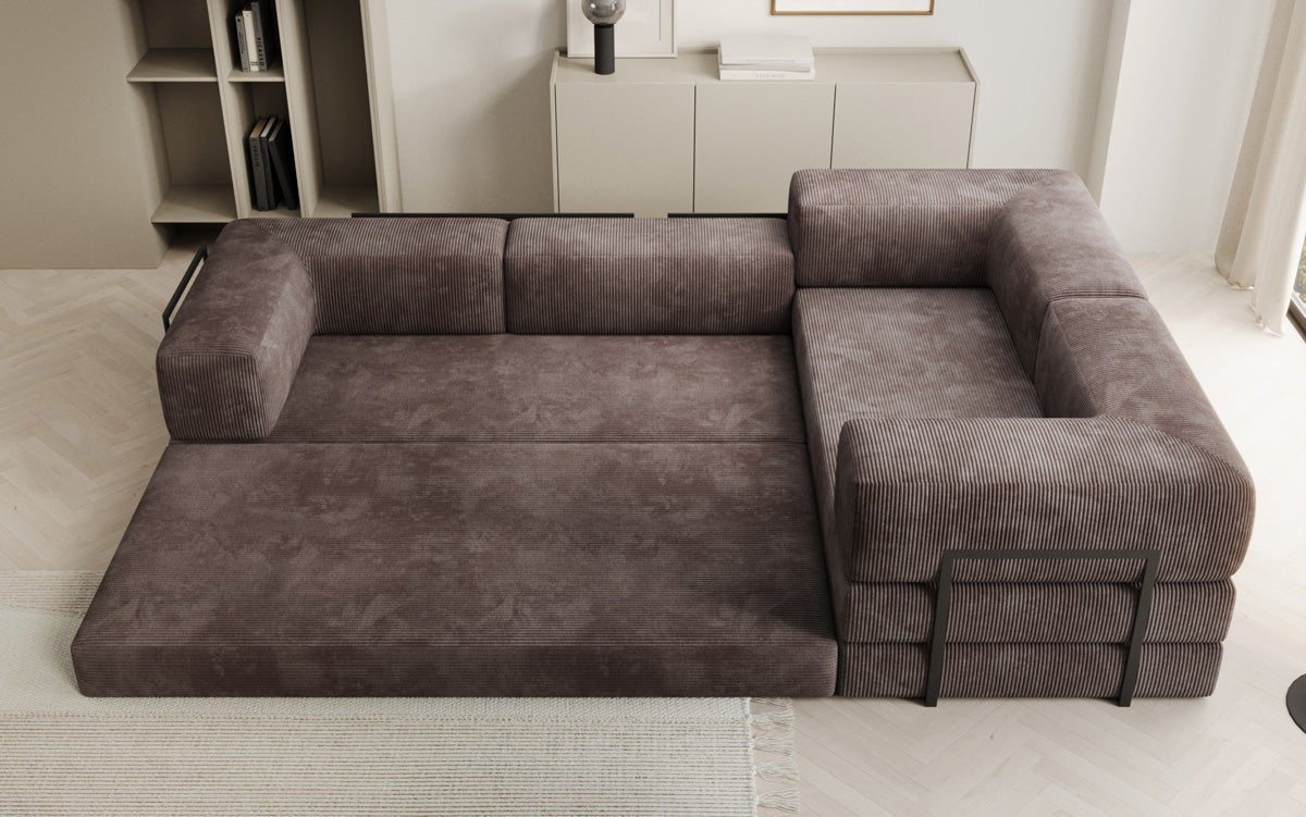 Designer Sofa Lazy L closed in Cord