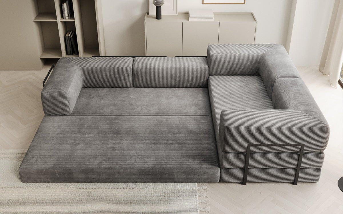 Designer Sofa Lazy L closed in Cord