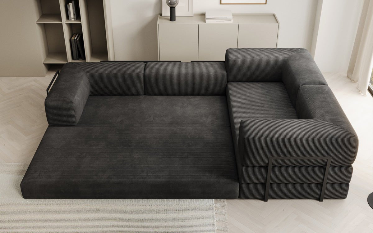 Designer Sofa Lazy L closed in Cord
