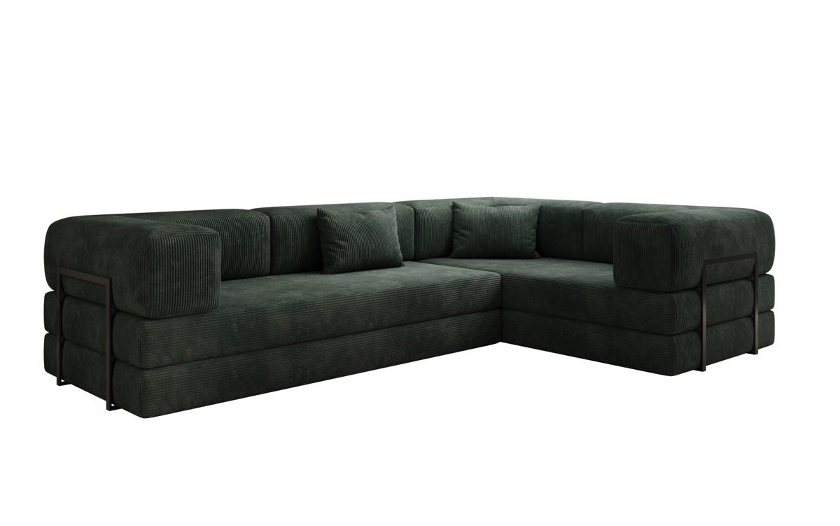 Designer Sofa Lazy L closed in Cord