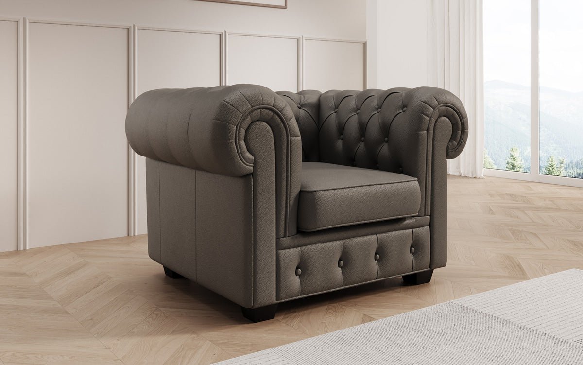 Chesterfield Royal 3+2+1 Sofa Set in Genuine Leather