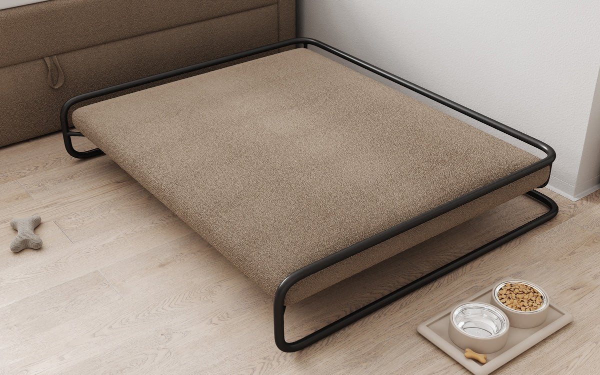 Dog bed Arlo 100×120 cm in Bouclé