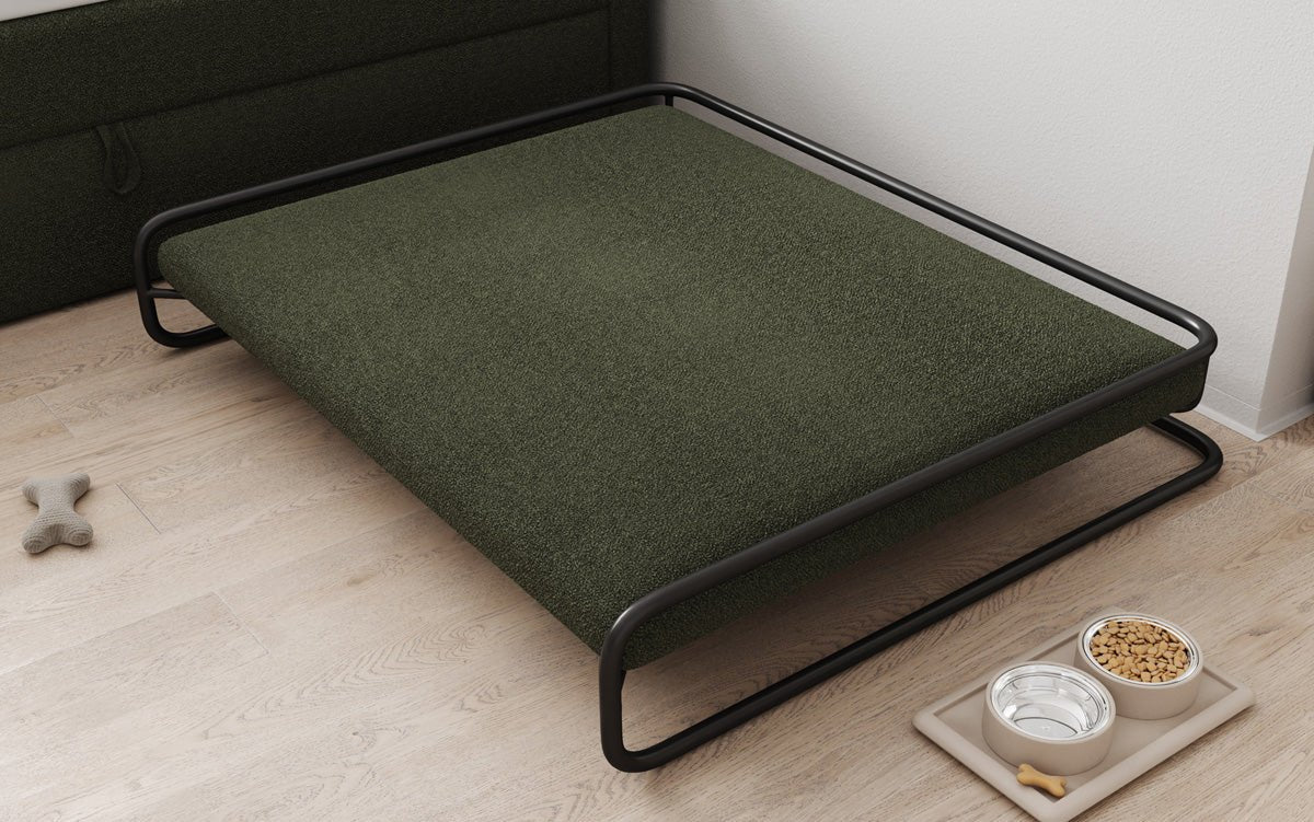 Dog bed Arlo 100×120 cm in Bouclé