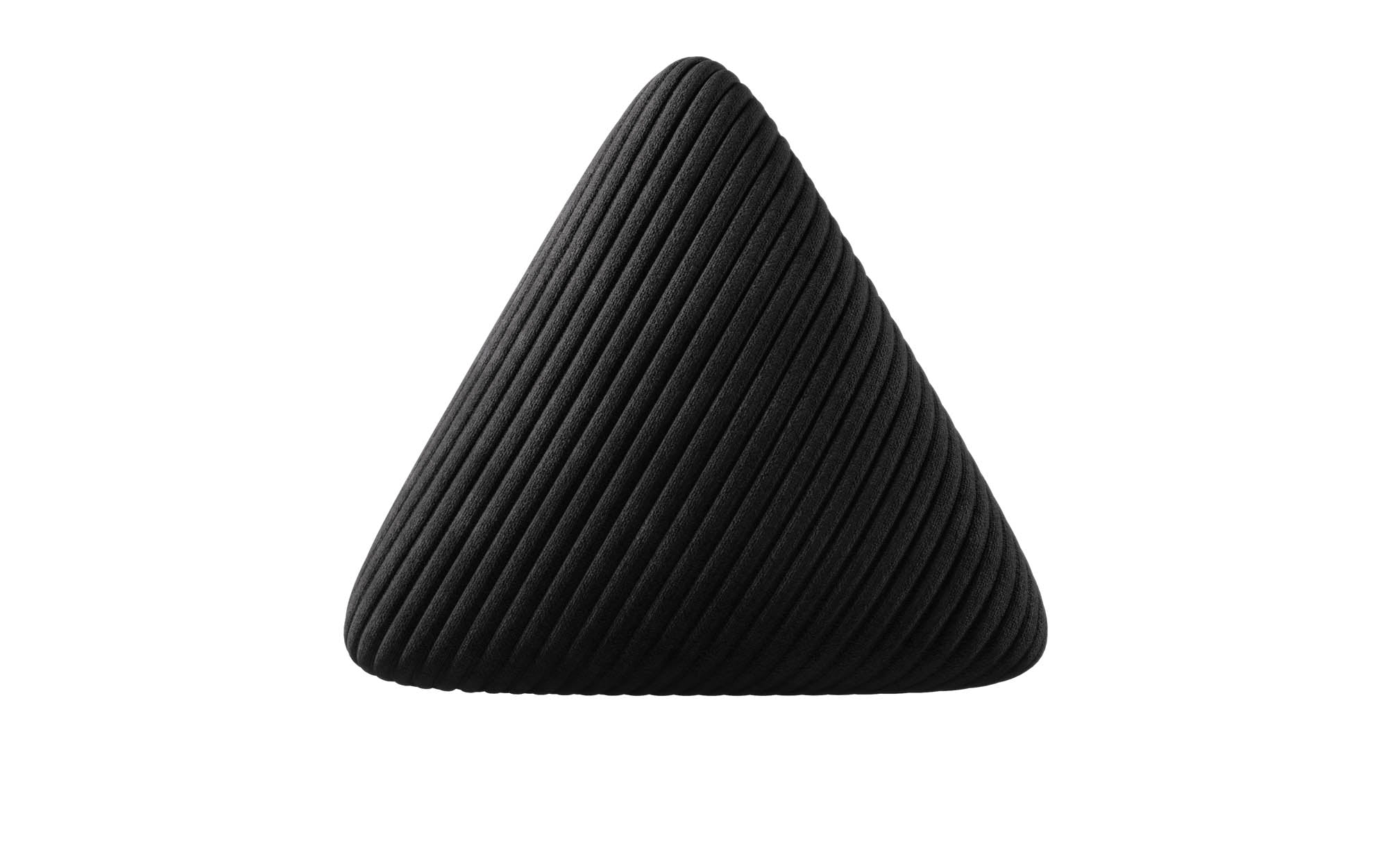 Dreieckiges Zierkissen Nook aus Cord