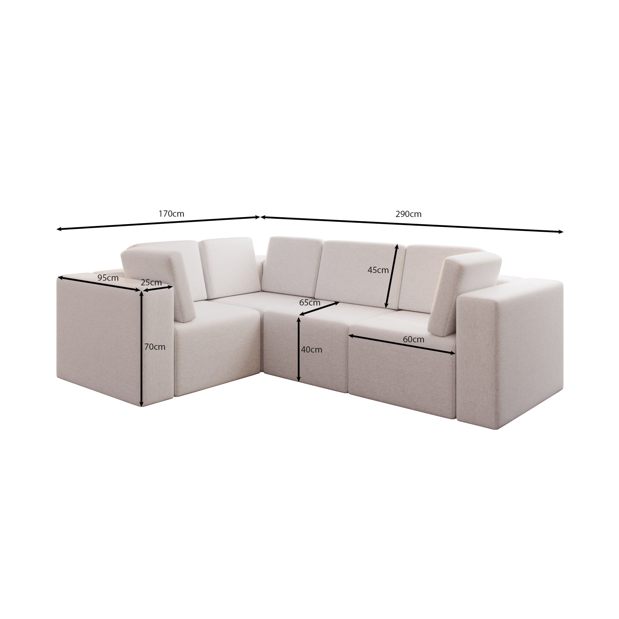 Modulares Gartensofa Eden L