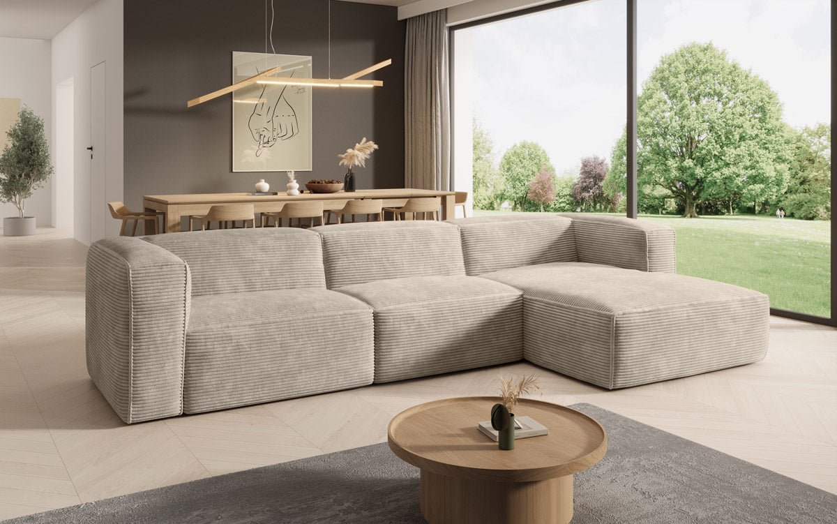 Designer Sofa Comfy in Cord