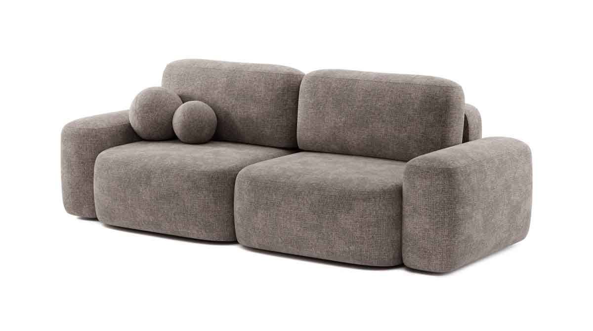 Designer Sofa Bold mit Schlaffunktion und Bettkasten