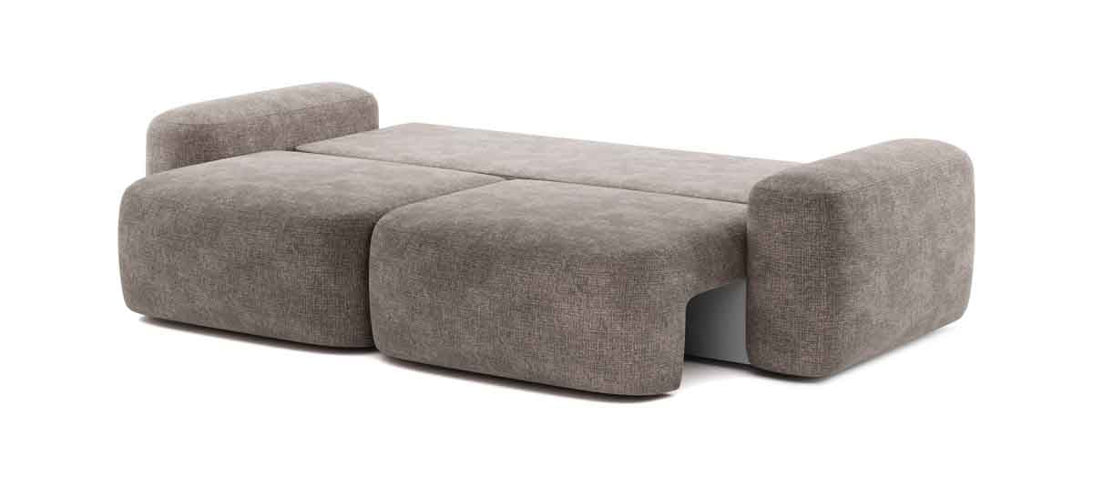 Designer Sofa Bold mit Schlaffunktion und Bettkasten