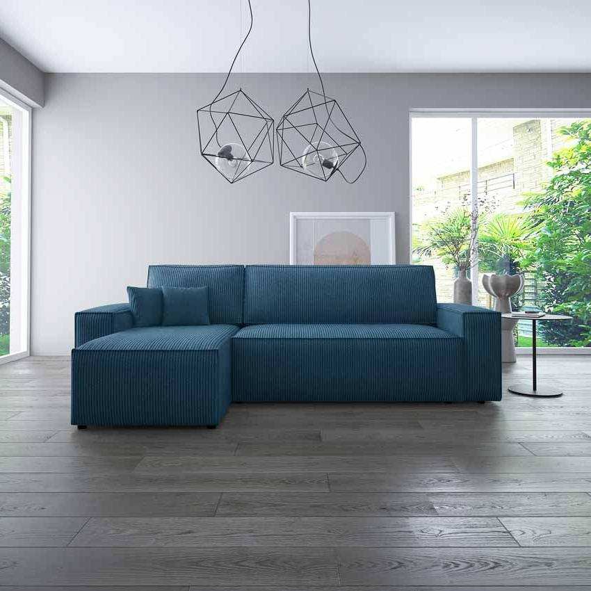 Designer Sofa Cordario mit Schlaffunktion und Stauraum - Luxusbetten24