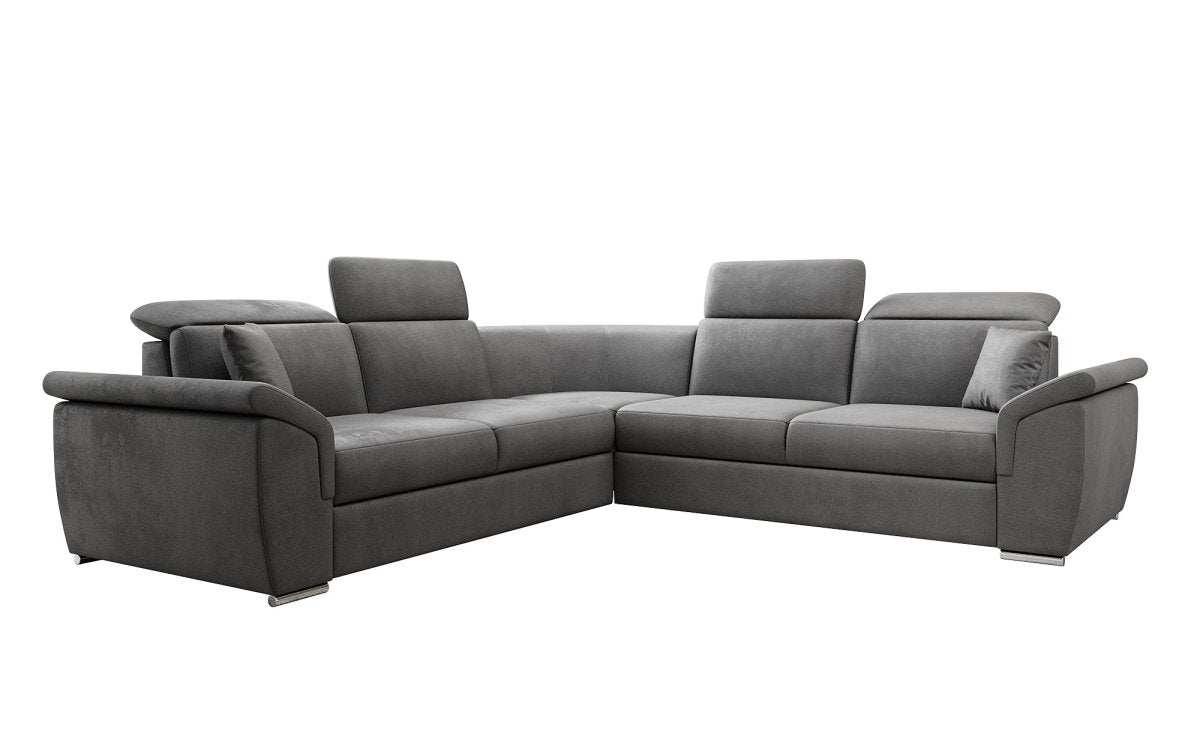 Designer Sofa Fernando mit Schlaffunktion und Stauraum - Luxusbetten24