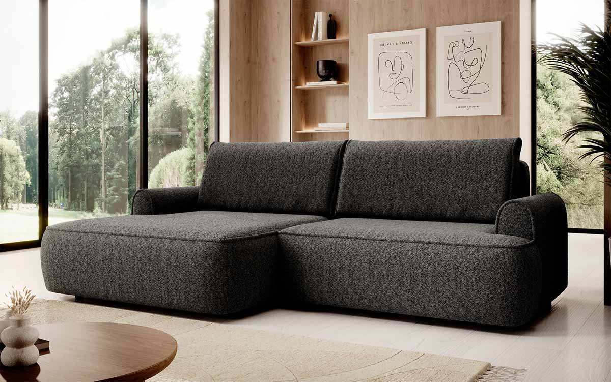 Designer Sofa Onelio mit Stauraum und Schlaffunktion - Luxusbetten24