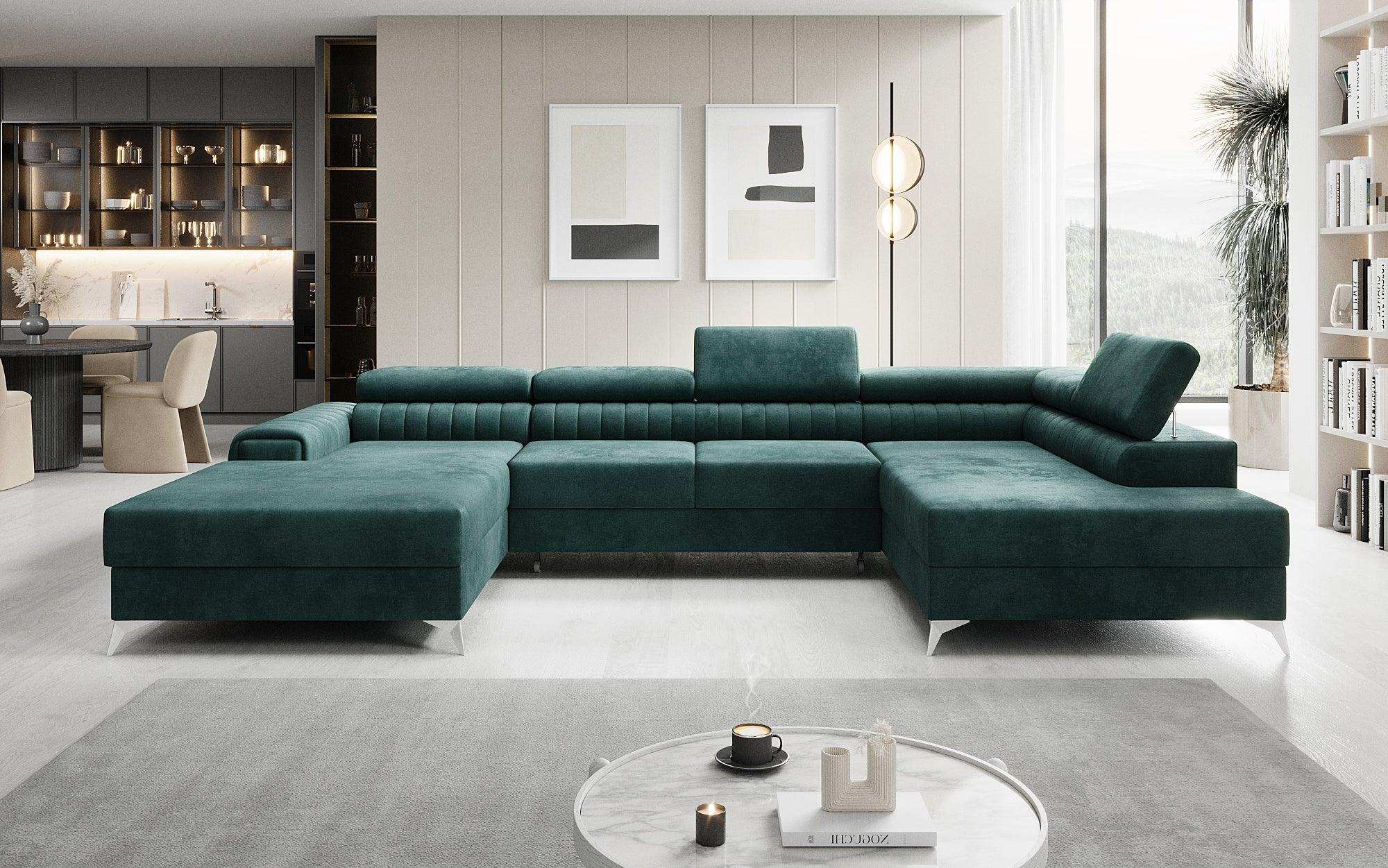 Designer Sofa Collina mit Schlaf- und Klappfunktion