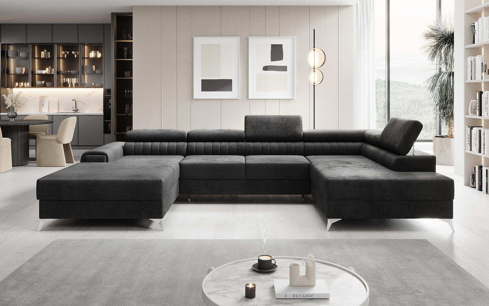 Designer Sofa Collina mit Schlaf- und Klappfunktion