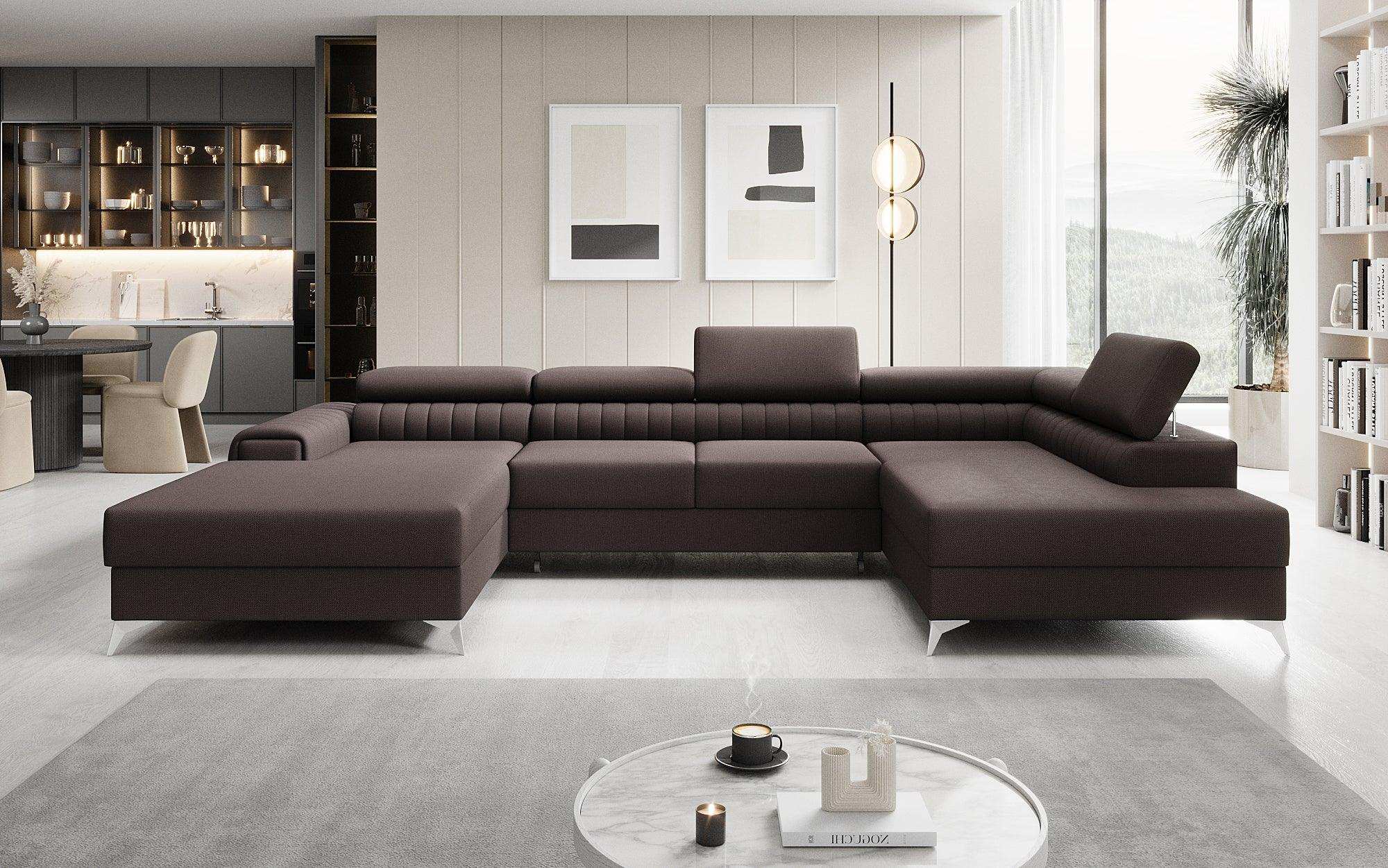 Designer Sofa Collina mit Schlaf- und Klappfunktion