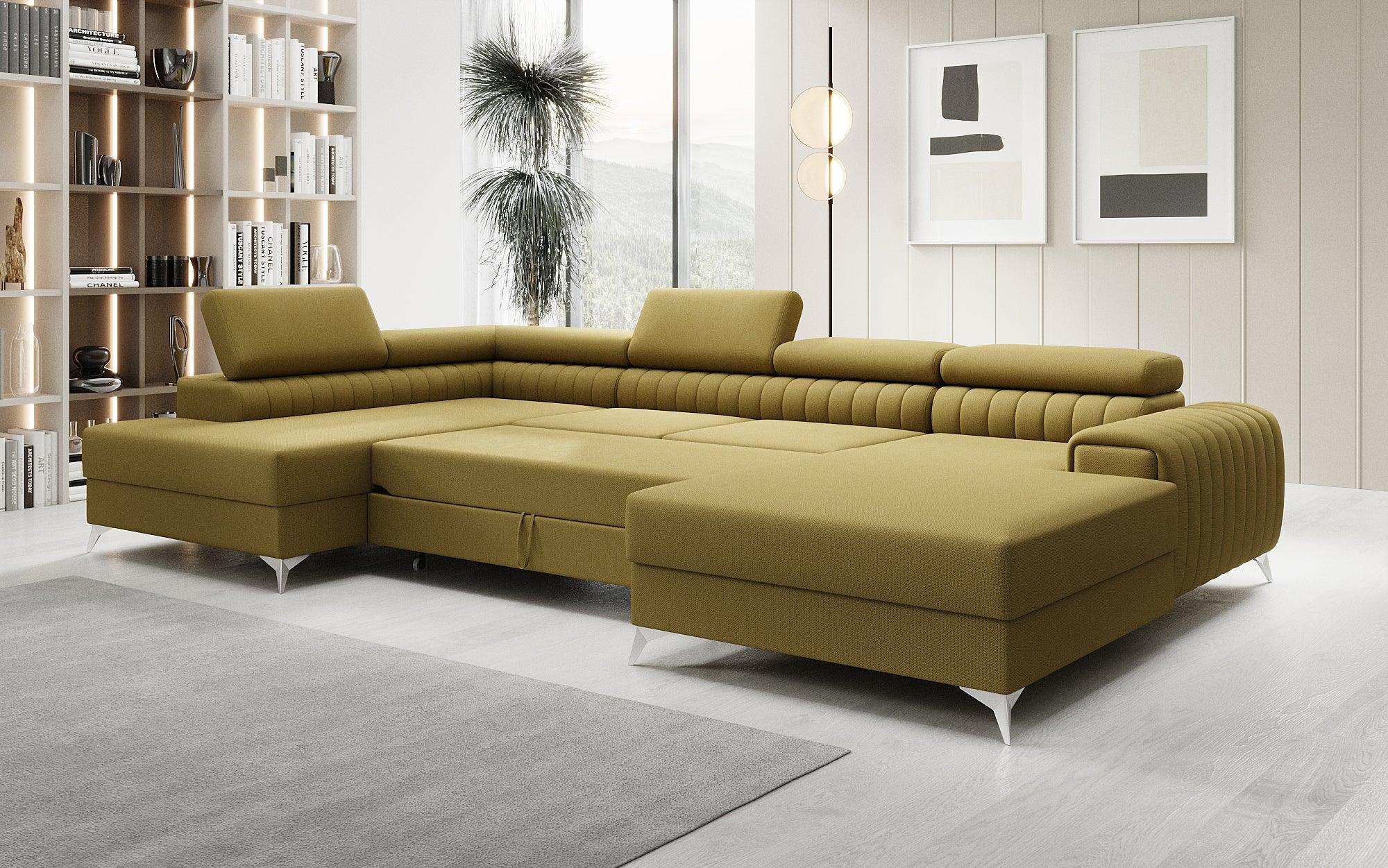 Designer Sofa Collina mit Schlaf- und Klappfunktion