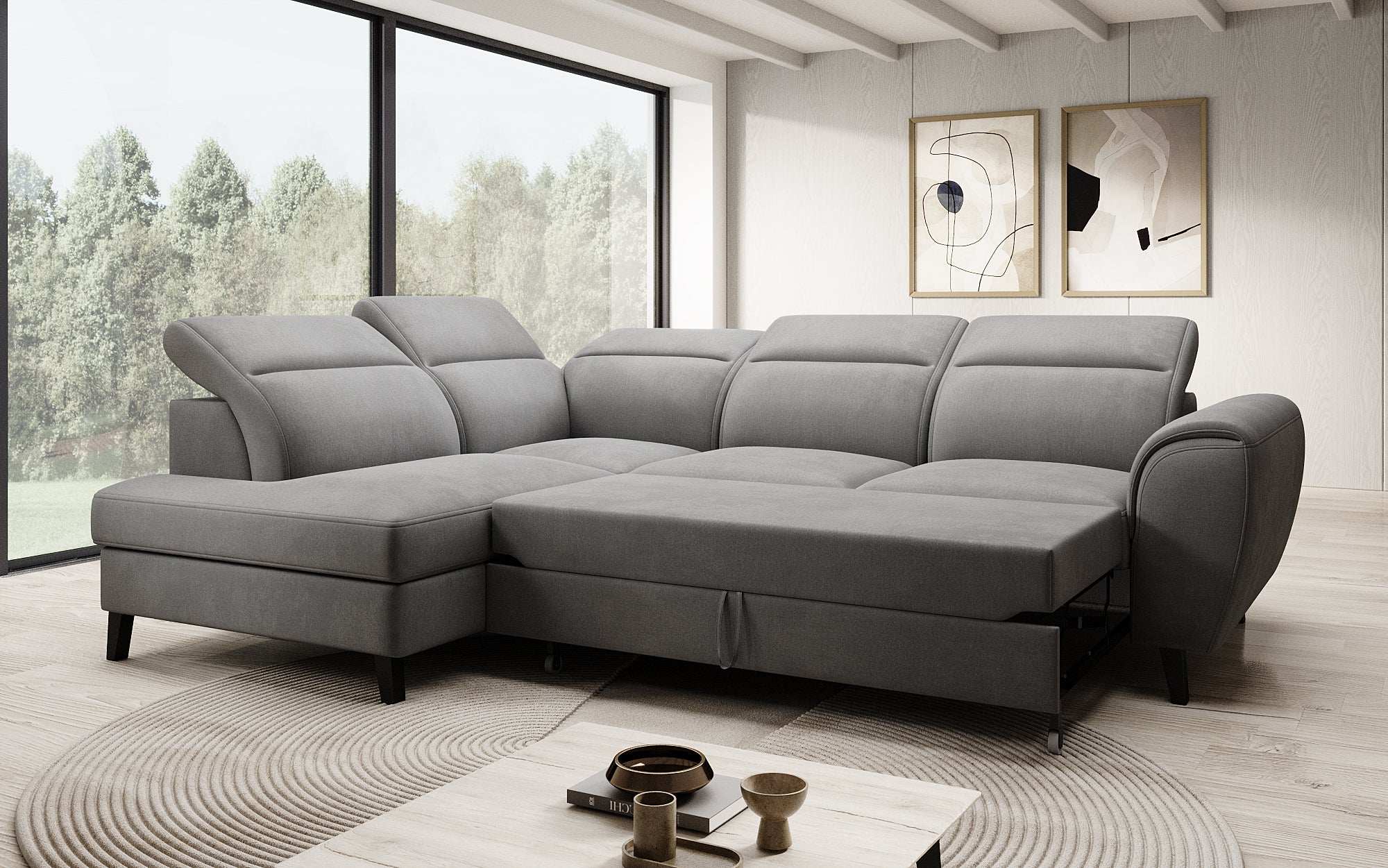 Designer Sofa Nobile mit verstellbarer Rückenlehne