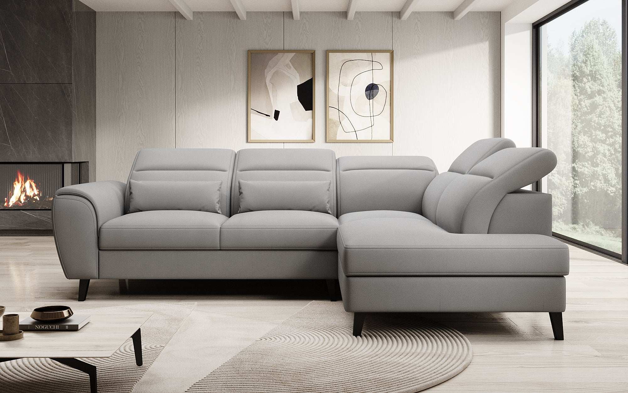 Designer Sofa Nobile mit verstellbarer Rückenlehne