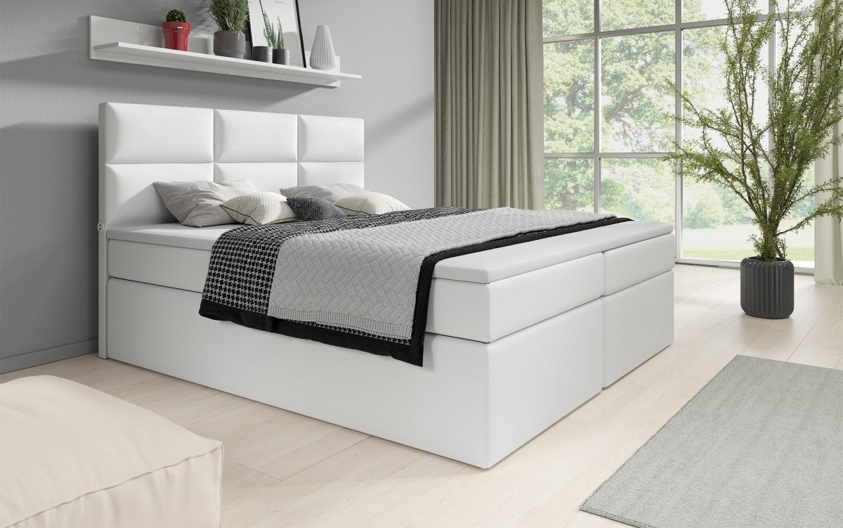 Boxspringbett Carito mit USB und Stauraum - Luxusbetten24