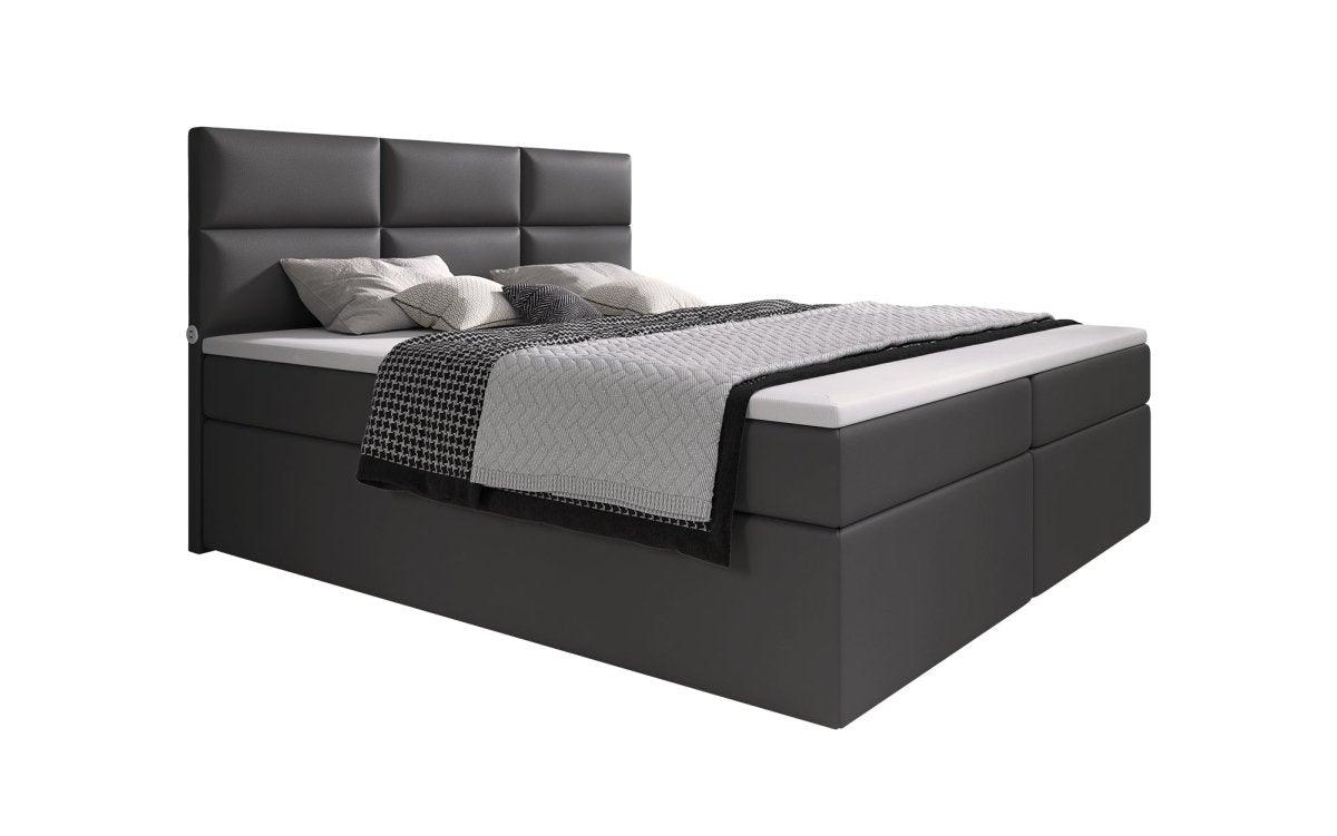 Boxspringbett Carre mit USB-Anschluss - Luxusbetten24