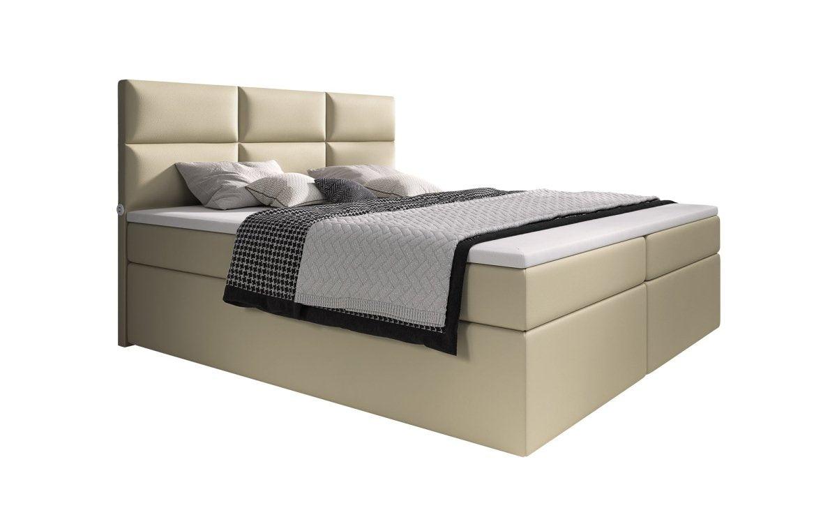 Boxspringbett Carre mit USB-Anschluss - Luxusbetten24