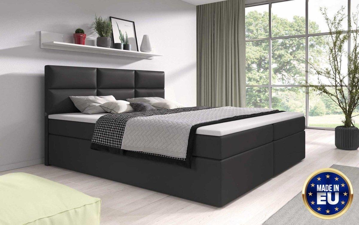 Boxspringbett Carre mit USB-Anschluss - Luxusbetten24