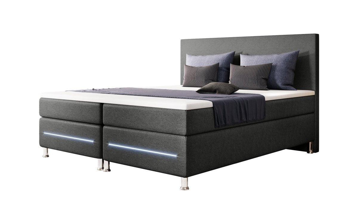 Boxspringbett Simple mit LED - Luxusbetten24