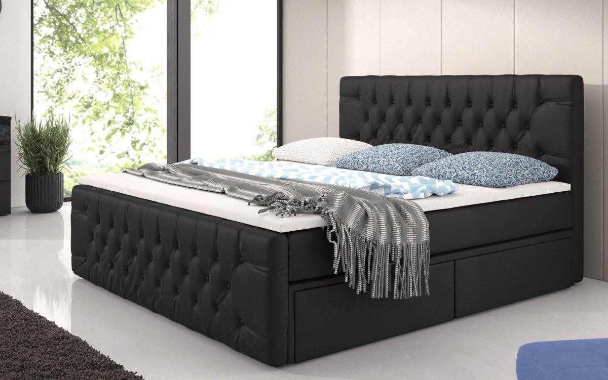 Boxspringbett Sognare mit Stauraum - Luxusbetten24