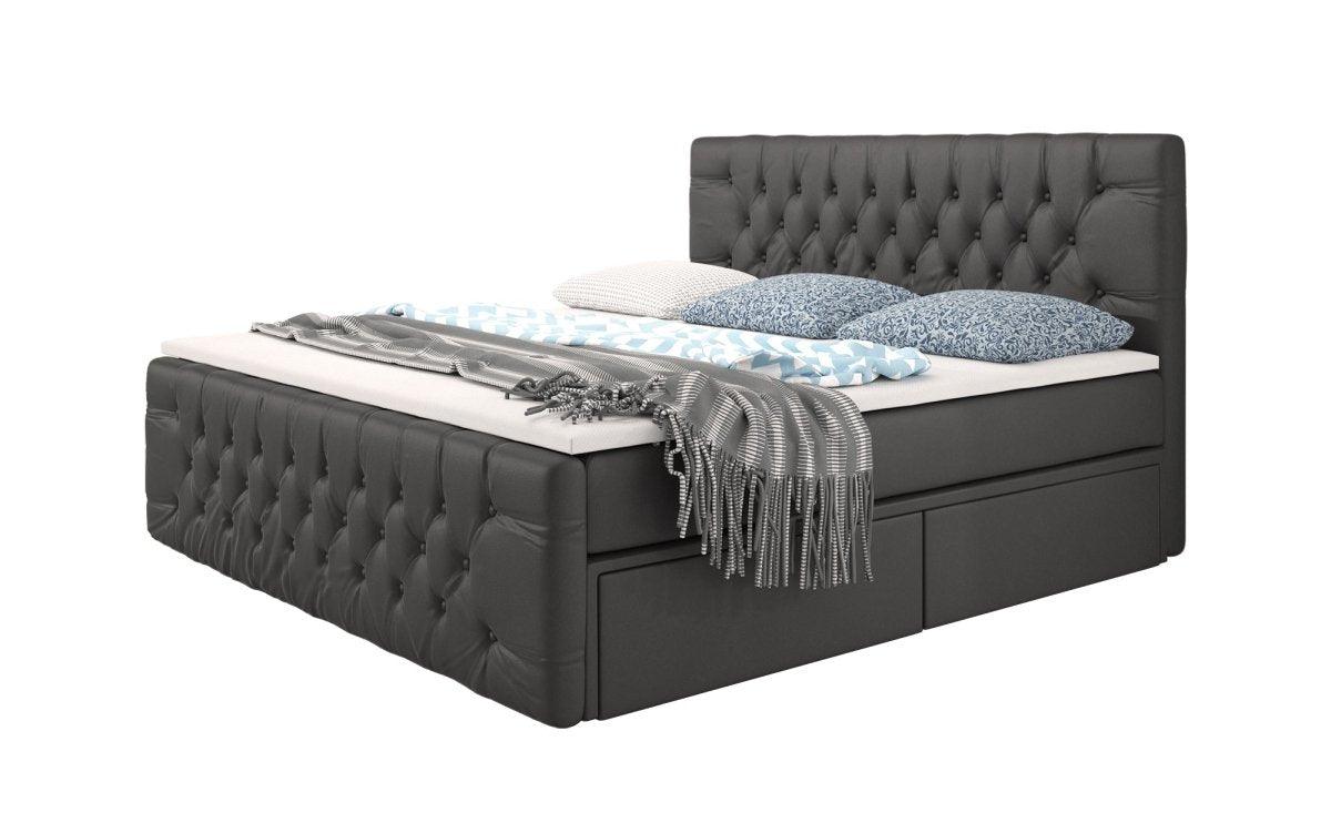 Boxspringbett Sognare mit Stauraum - Luxusbetten24