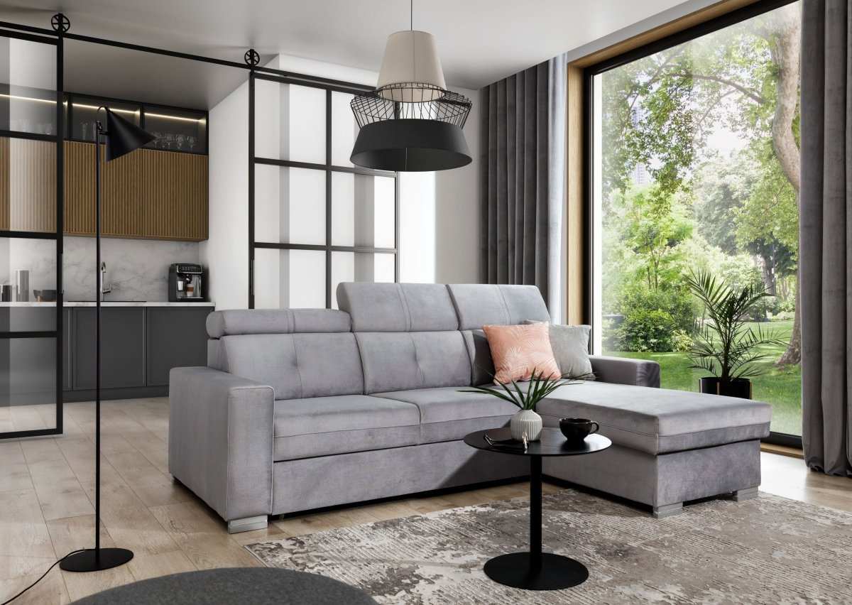 Designer Sofa Ferila mit Schlaf- und Klappfunktion - Luxusbetten24