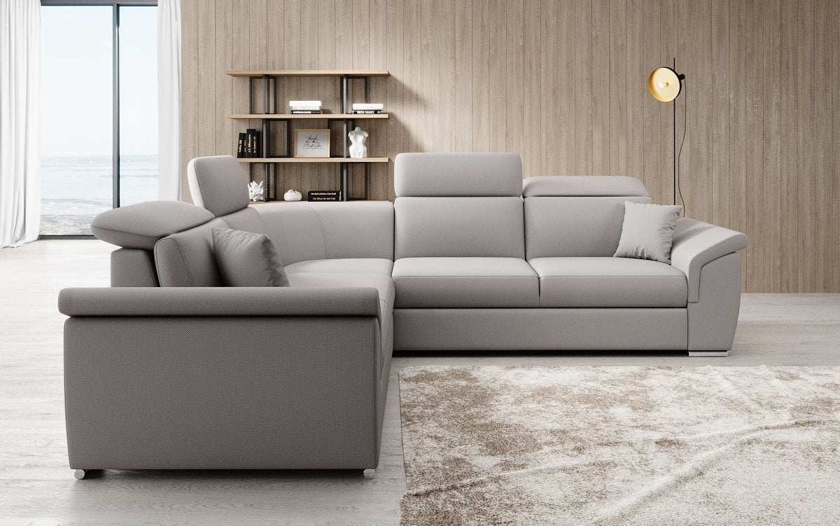 Designer Sofa Fernando mit Schlaffunktion und Stauraum - Luxusbetten24