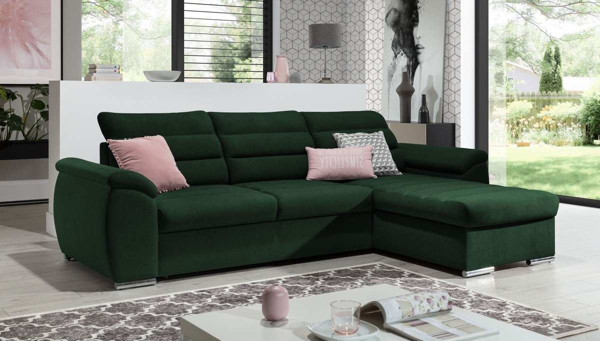 Designer Sofa Lima mit Schlaf- und Klappfunktion - Luxusbetten24