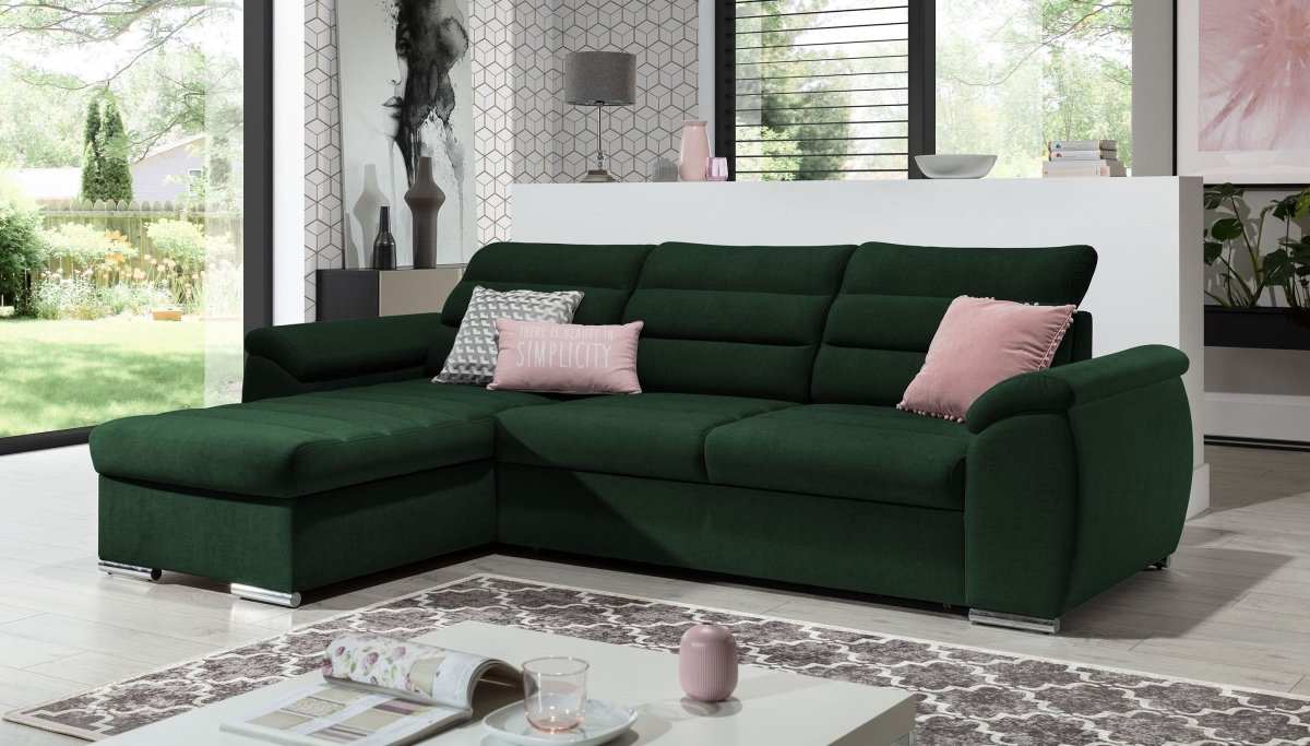 Designer Sofa Lima mit Schlaf- und Klappfunktion - Luxusbetten24